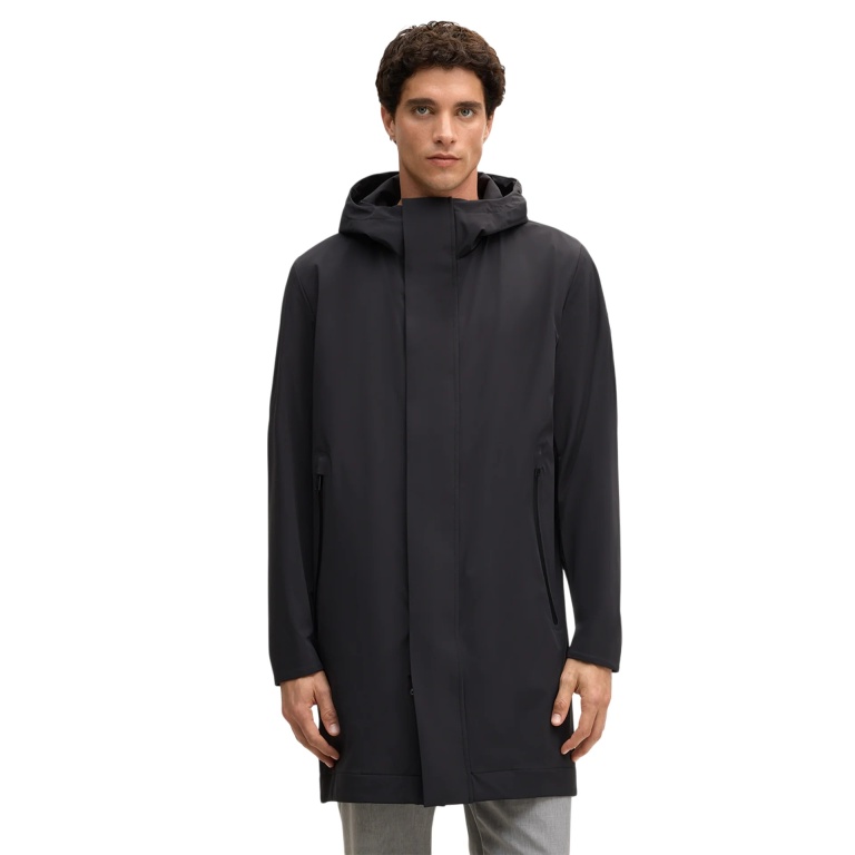 STRELLSON Parka (functional design with adjustable hood) black men's